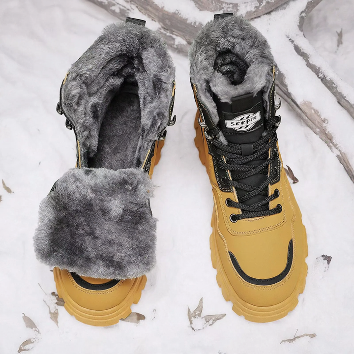 Men's winter boots, insulated, water-repellent