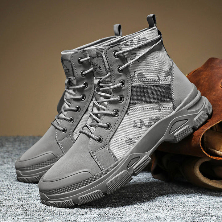 Men's Work Boots, Camouflage, Slip-resistant, Durable