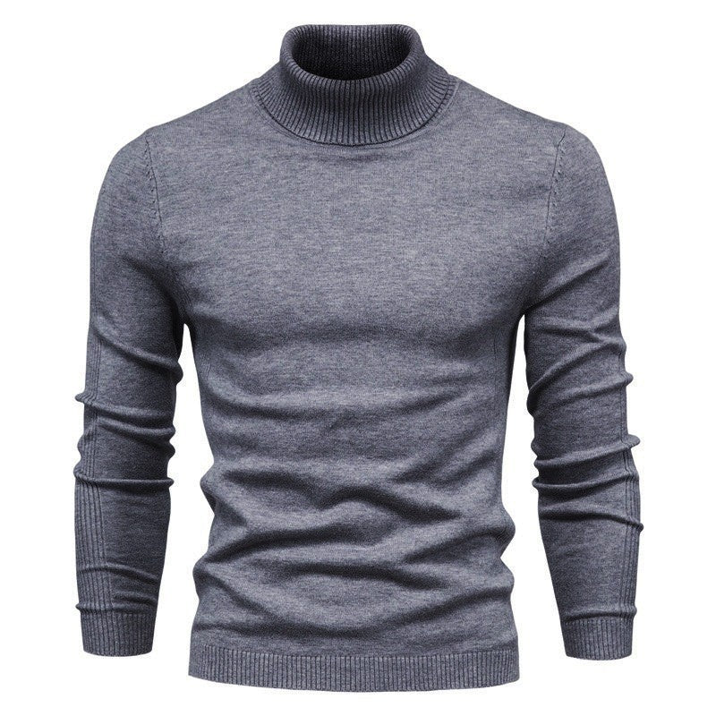 Men's Turtleneck Sweater, simple and modern