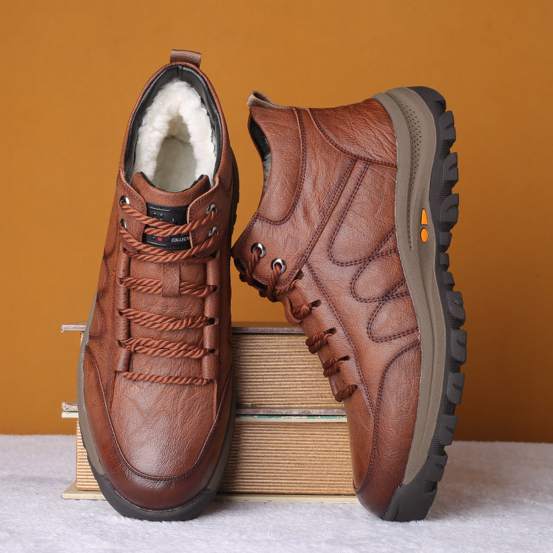 Men's outdoor boots, insulated, non-slip