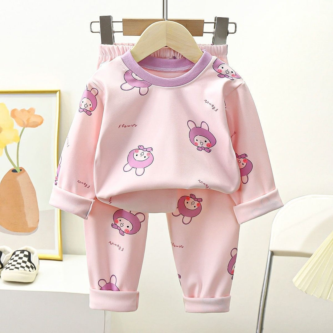 Children's Thermal Pajama Set, 2-piece, warm