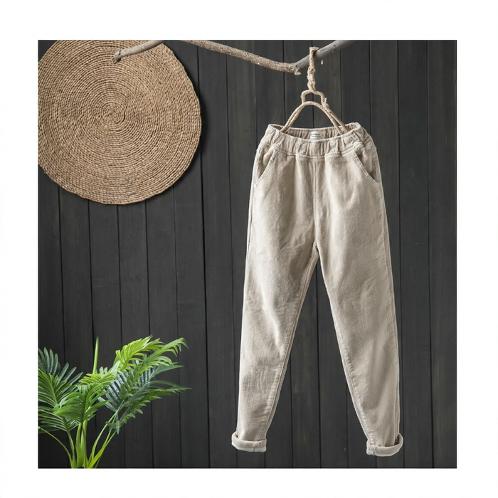 Kord-Harem pants for women