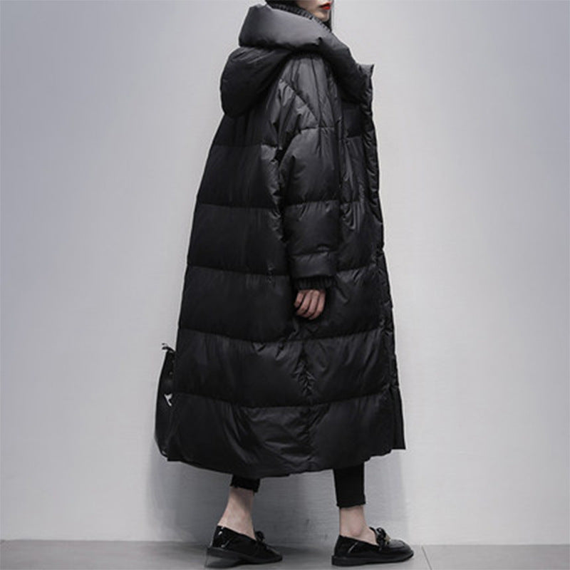 Women's down jacket, 90% white duck down, windproof