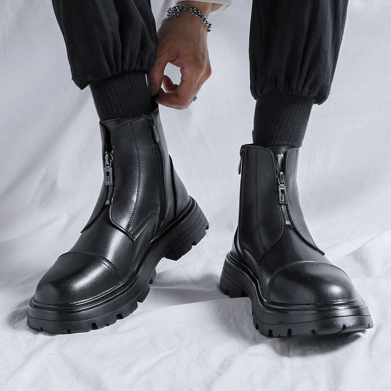 Fashionable men's Chelsea ankle boots 51385-R