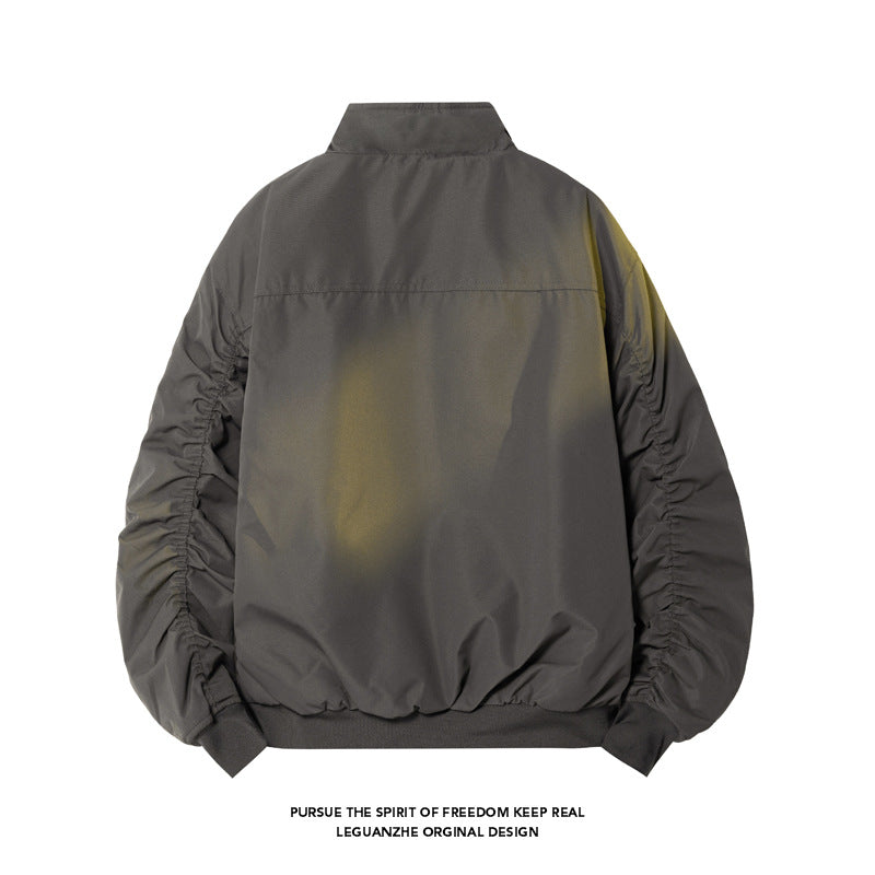 Men's flight jacket, padded, in vintage style