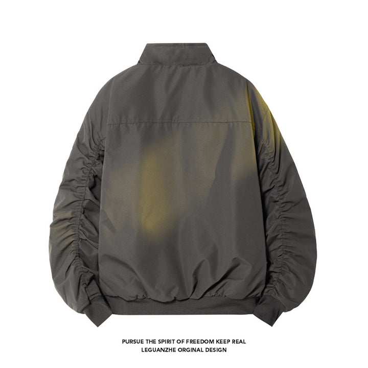 Men's flight jacket, padded, in vintage style