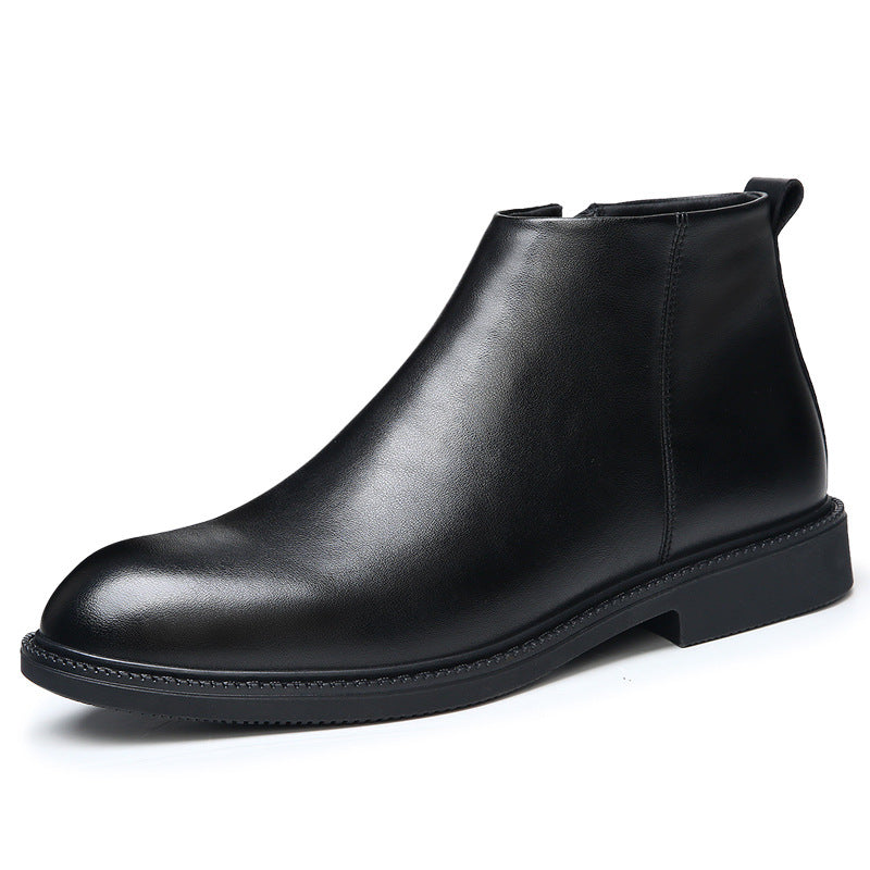 Men's Chelsea Boots, Genuine Leather, Lined, Warm
