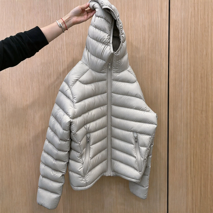 Light down jacket with quilted pattern, Unisex