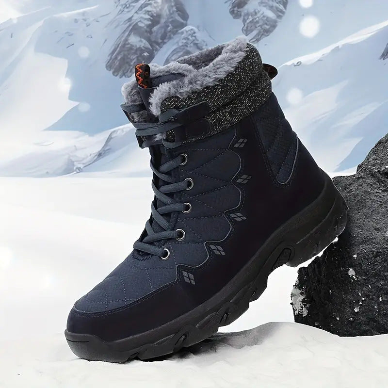 Men's winter boots with platform sole, 2026