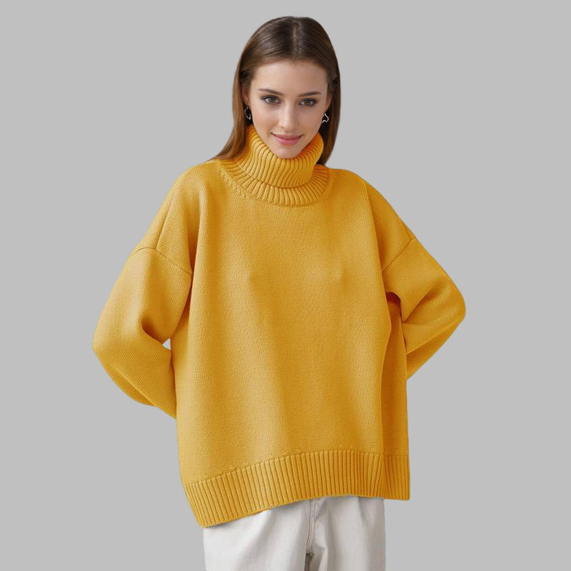 Casual turtleneck sweater in classic design
