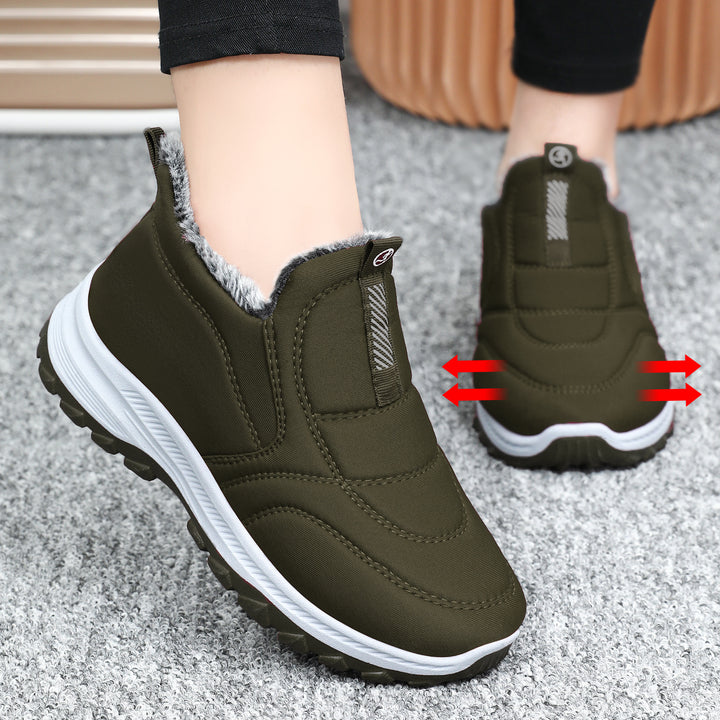 Insulated winter boots for men and women, slip-resistant