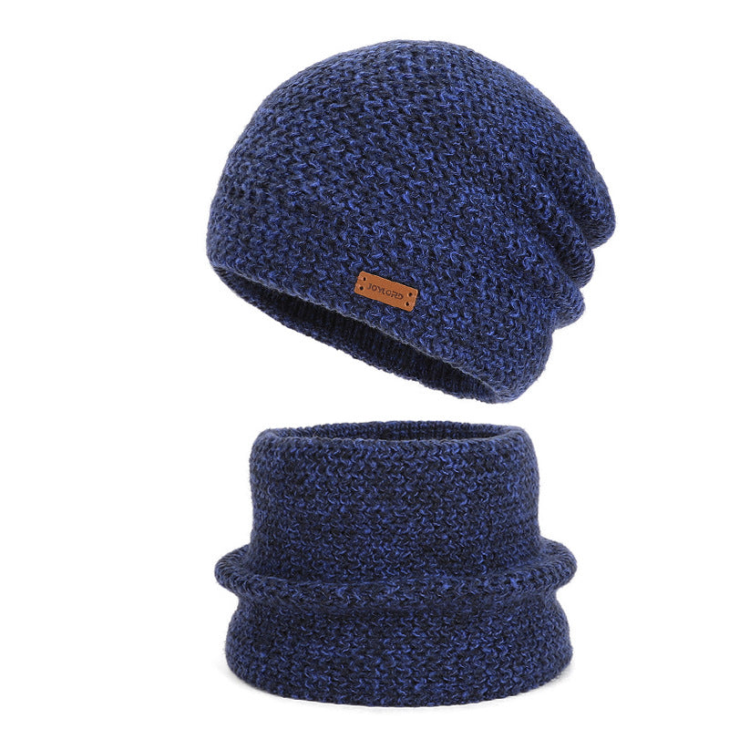 Ladies' Winter Set: Knitted Hat and Scarf with Lining