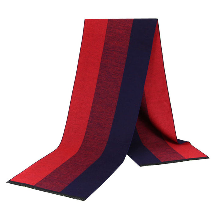 Classic winter scarf for men, 180 cm