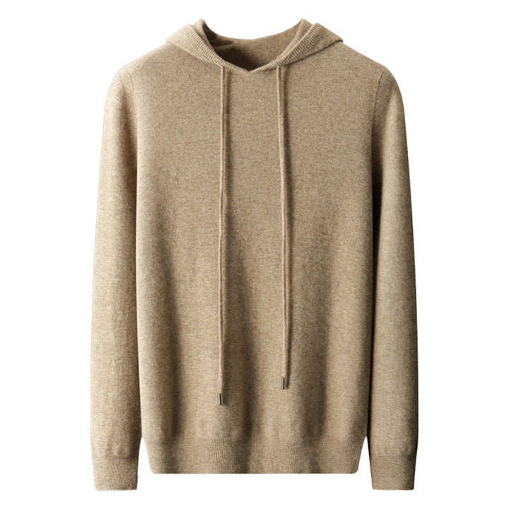 Men's hoodie made of cashmere-wool mix