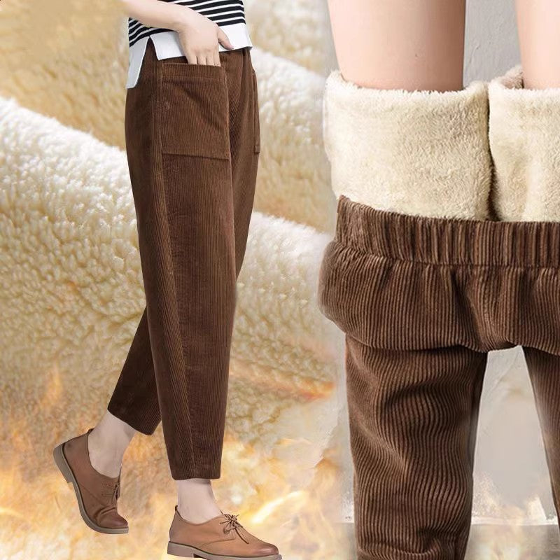 Women’s harem-style cord pants