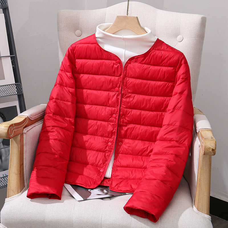 Light, reversible women's quilted jacket