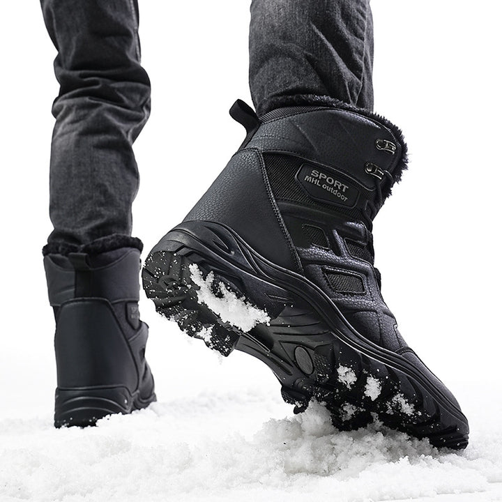 Men's winter boots, water-repellent, insulated