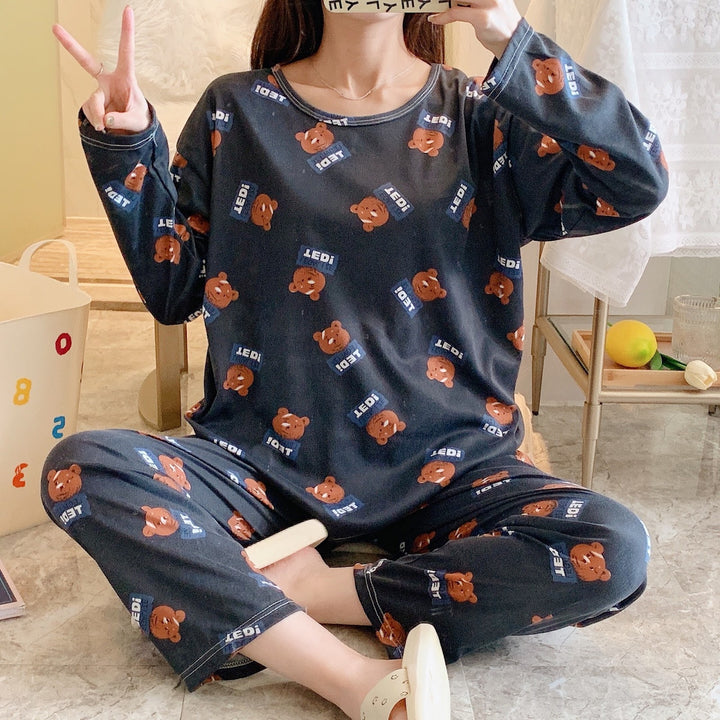 Women's house suit, long-sleeved, versatile