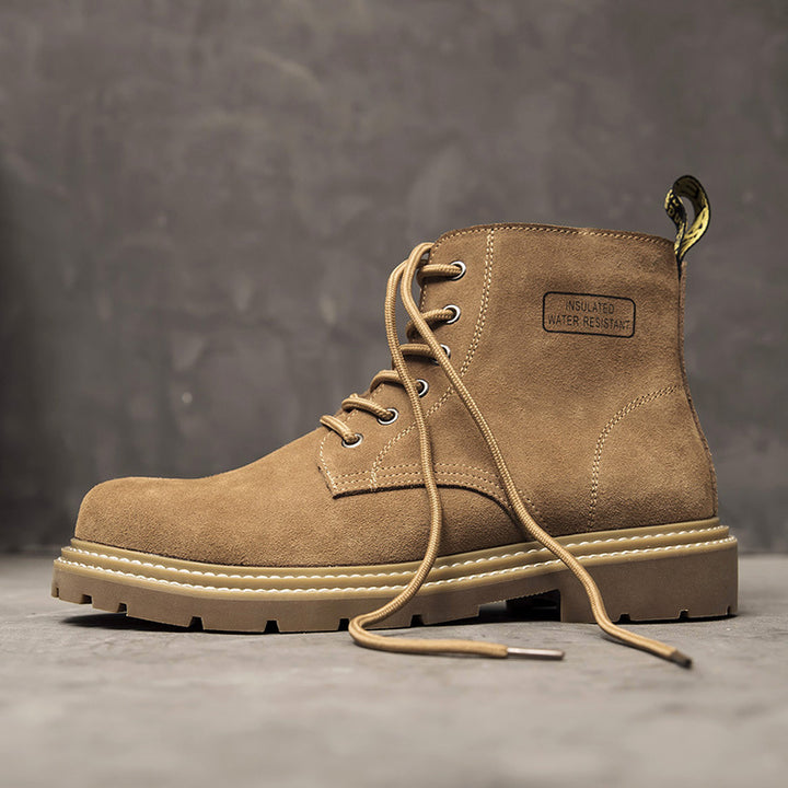Men's wedge boots in British style