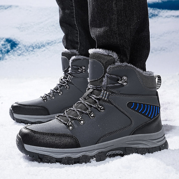 Padded Men's Winter Boots, High Fit