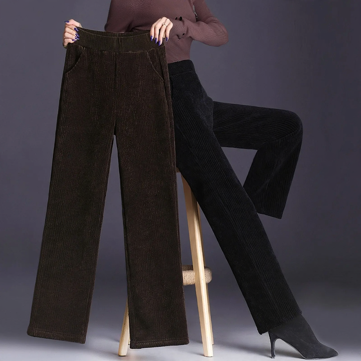 Chenille-Wide Pants, Cord-Optic, Autumn/Winter