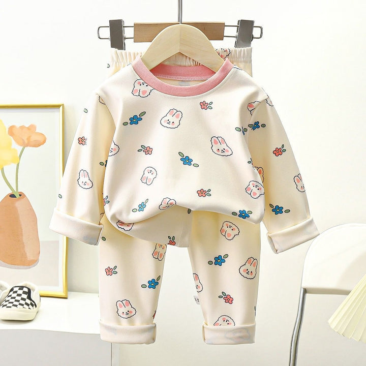 Children's Thermal Pajama Set, 2-piece, warm