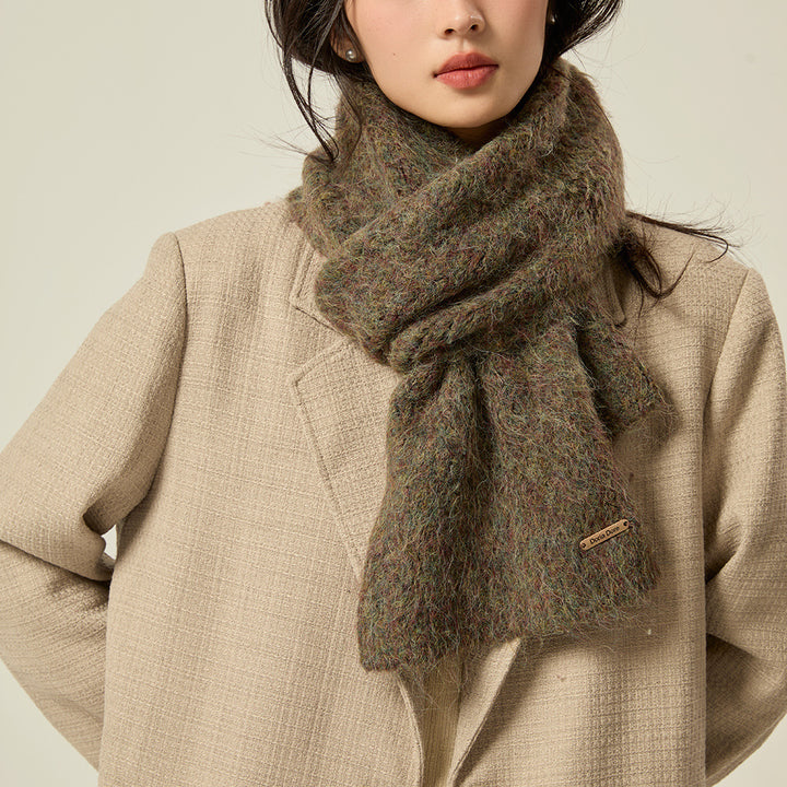 Women's scarf made of alpaca wool, 165x24cm