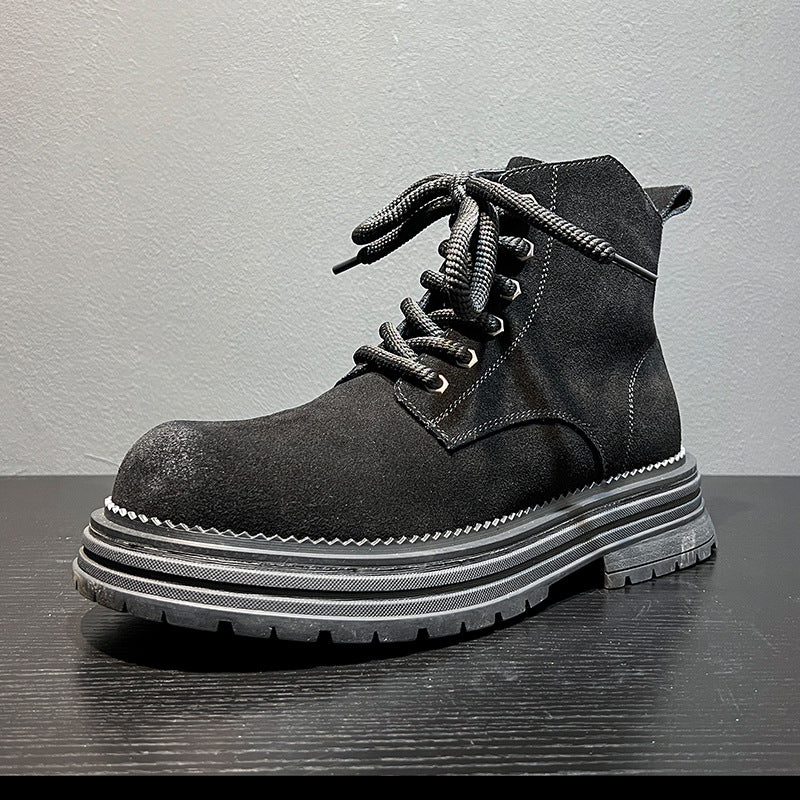 Men's ankle boots in British style, 24458-B