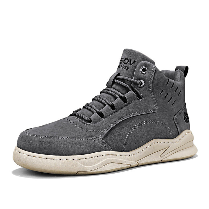 Padded Men's High-Top Casual Shoes