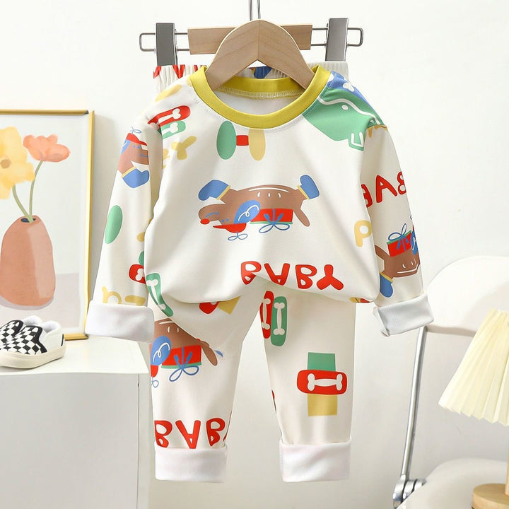 Children's Thermal Pajama Set, 2-piece, warm