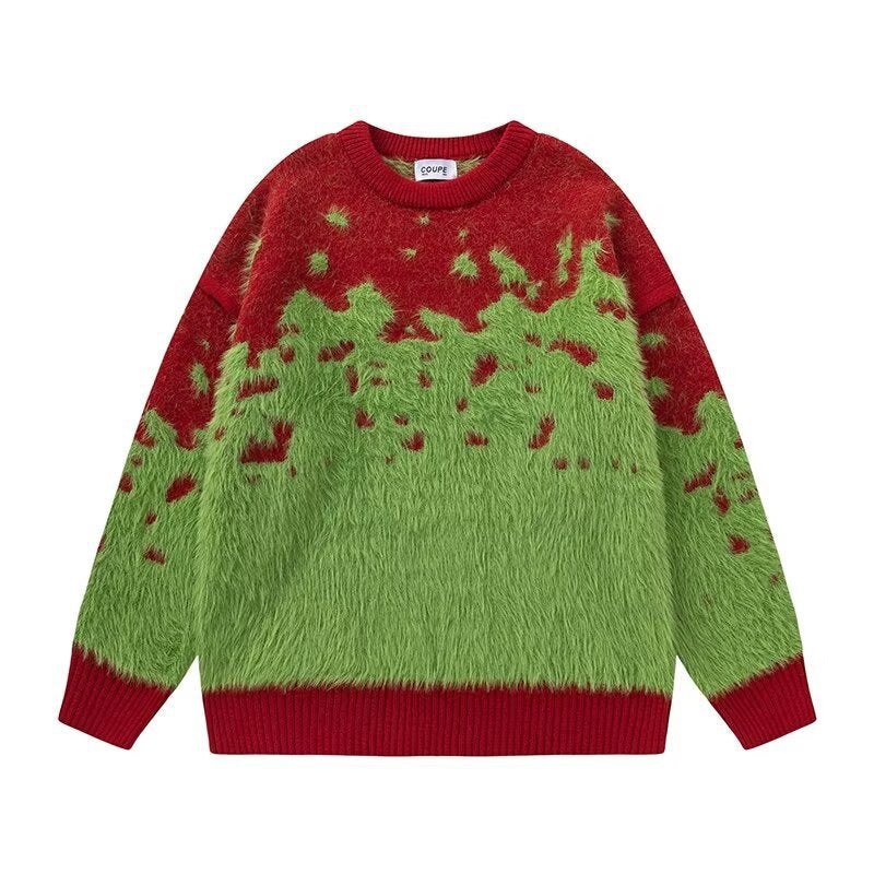 Christmas sweaters for couples, knit sweater