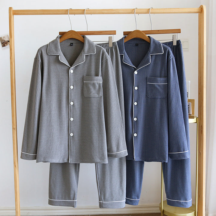 Men's house suit, lined, checked