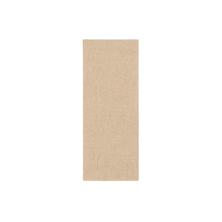 Wool scarf with cashmere content