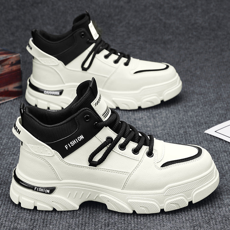 Men's work boots, slip-resistant, water-repellent, high-top