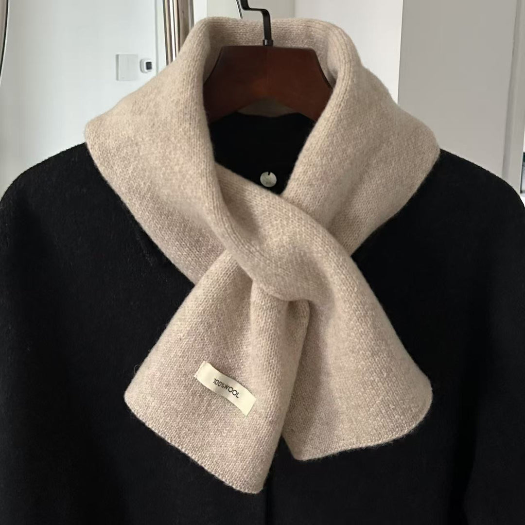 Compact wool scarf, 100% wool