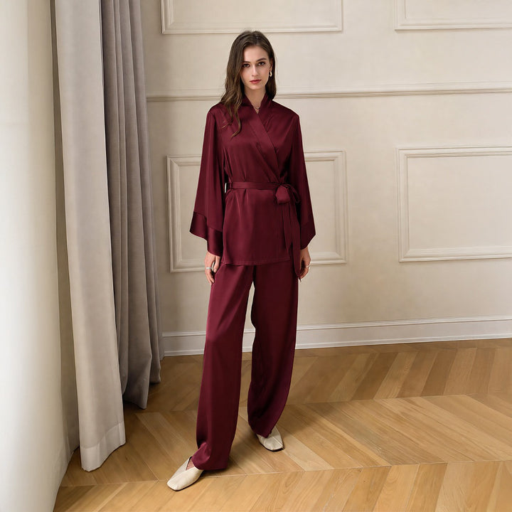 Women’s Pajama Set, Satin Look, Long Sleeve