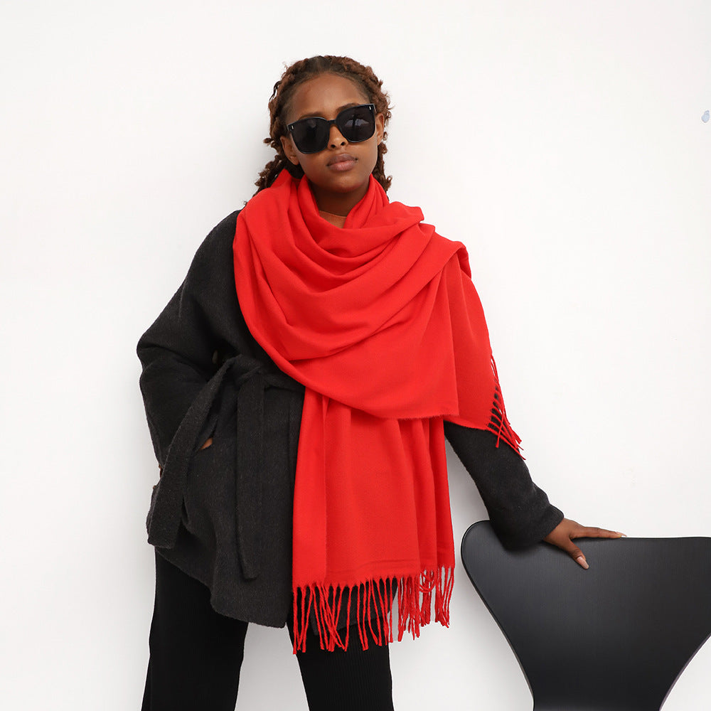 Ladies' Scarf, solid color, 70x200cm