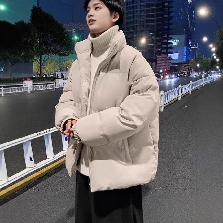 Padded men's jacket, sporty-casual