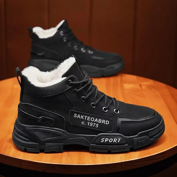 Men's work boots, insulated, non-slip, water-repellent