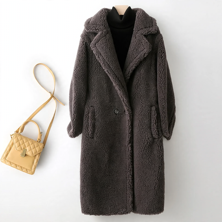 Ladies' Teddy Coat made of Lambswool