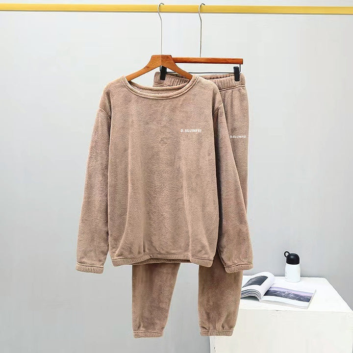 Warmer coral fleece house suit, unisex, for cold days