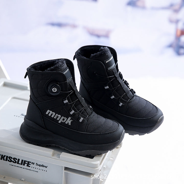 Padded winter boots for men and women