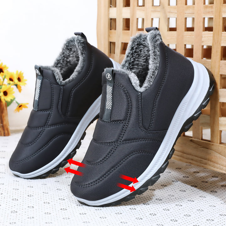 Insulated winter boots for men and women, slip-resistant