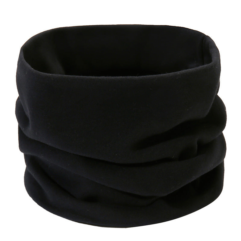 Cotton tube scarf, warming, for sports and everyday use
