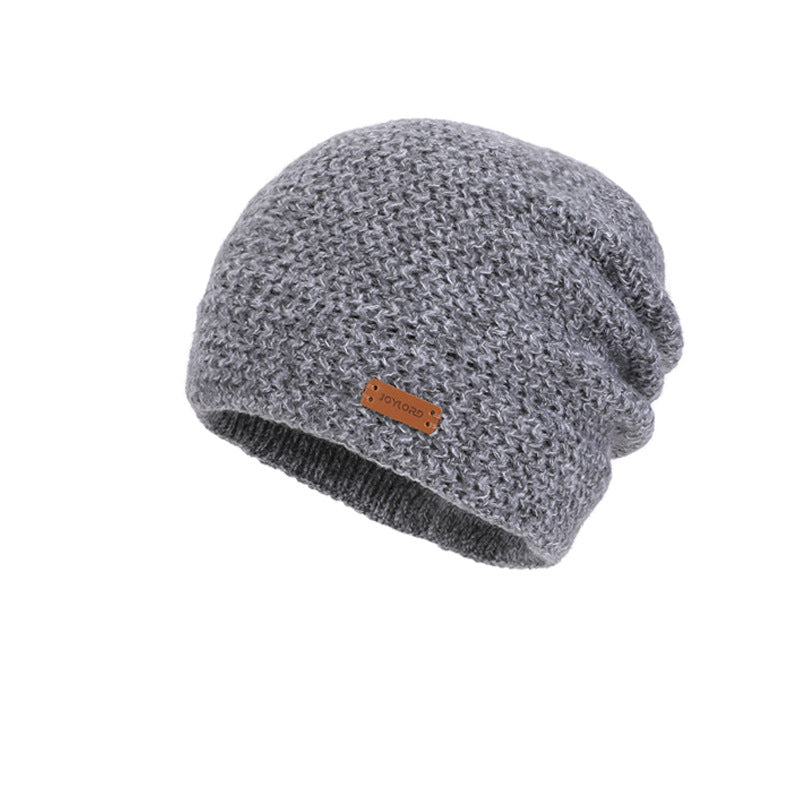 Women's knitted hat and scarf set, lined, winter