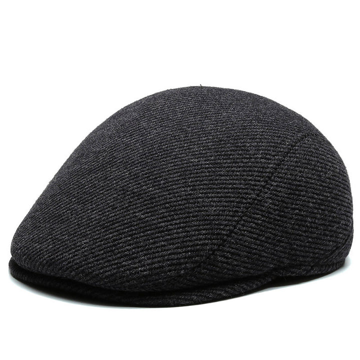 Men's Flat Cap with Ear Protection