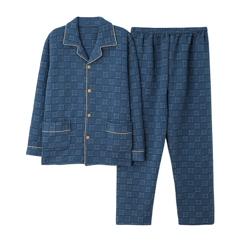 Padded men's house suit made of cotton