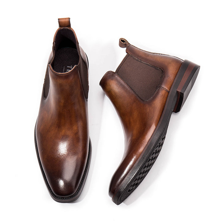 Men's Chelsea boots made of cowhide