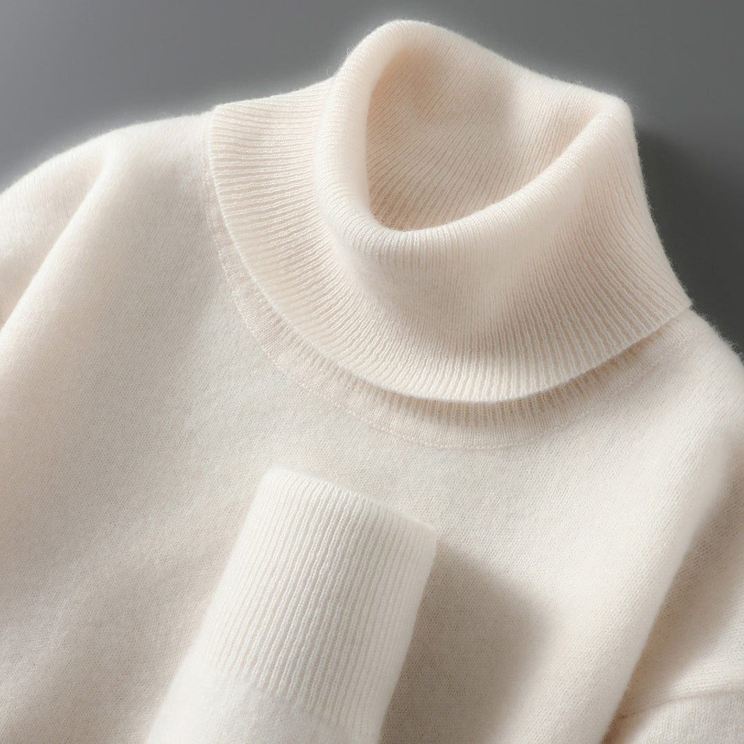Men's Wool Sweater, 100% Wool, Stand Collar, Business Style