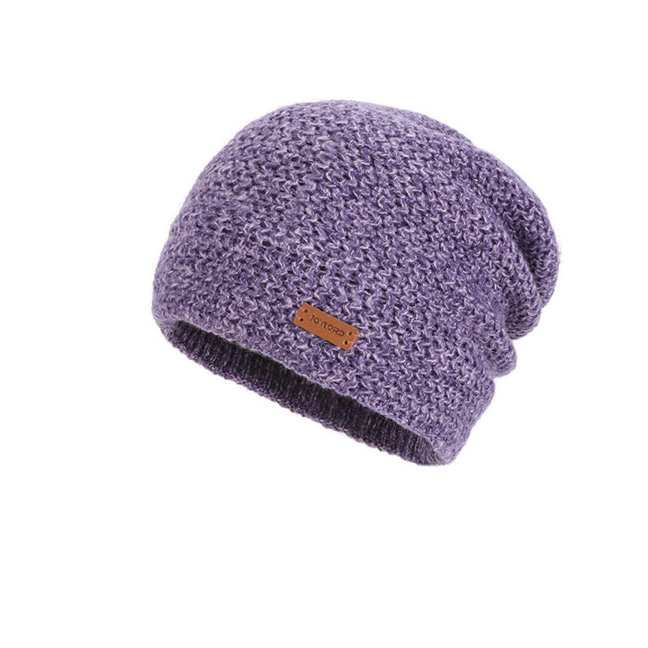 Women's knitted hat and scarf set, lined, winter